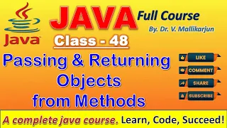 Passing and Returning Objects from Methods with Examples Java for Beginners
