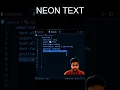 Neon Text Effect in Pure CSS