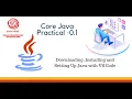 Downloading and Setting up Java YCMOU SYBCA Core Java Practical 0 1