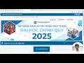 Hướng dẫn đăng ký xét tuyển trên hệ thống của Đại học Thương Mại 2025