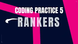 Rankers Coding practice 5 Python coding tips tricks Nxtwave ccbp 4 0 telugu CCBP Python