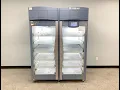 Helmer Double Glass Door Lab Refrigerator ID 30693