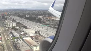 JetBlue A321 landing in Los Angeles California LAX with ATC