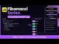 Fibonacci Series in JavaScript using for Loop Step-by-Step Dry Run 2026