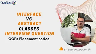 Interface vs Abstract Classes Interview question OOPs Placement series