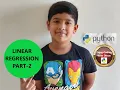 Python Tutorial for Beginners Machine Learning with Python Linear Regression with python Part-2