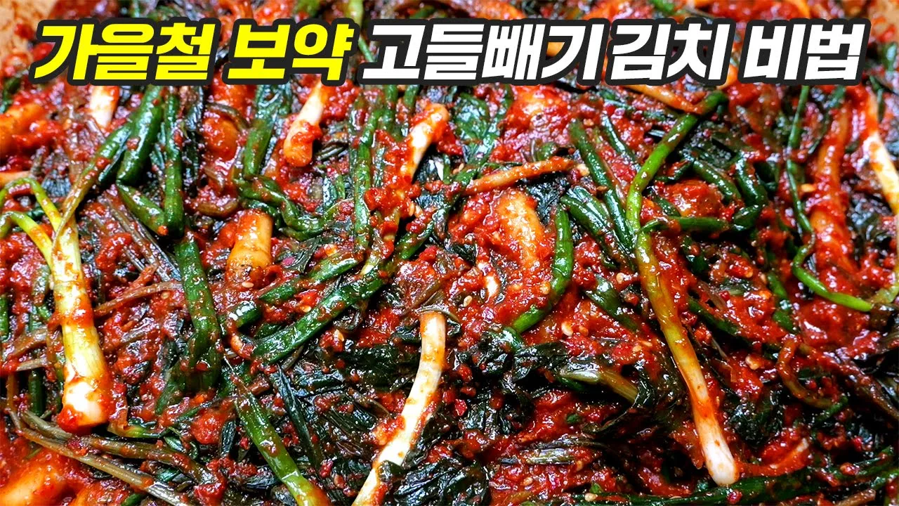 고들빼기 김치