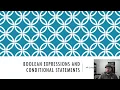 Boolean Expression and Conditionals 03 17 20