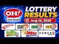 Ohio Lottery Results Today - August 16 2026