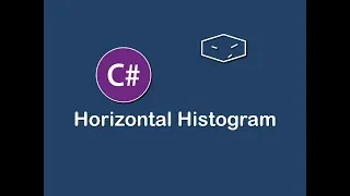horizontal histogram in c