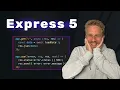 Express js 5 is here since a month already actually