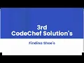 CodeChef - 3 Question in 1 1 Parity 2 Hackerman 3 Finding Shoes CodeChef Solution