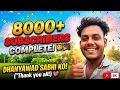 BAPI VLOGS 1 SUBSCRIBE 8000 COMPLETE DHANYAWAD SABHI KO Thank you all bapi - vlogs