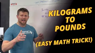 Convert Kilograms to Pounds Quick Easy Math Trick Examples
