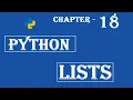 Lists in Python - Python Tutorial