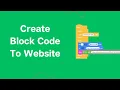 How To Create Website using Block Code 2024