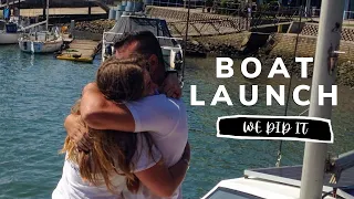 We LAUNCHED OUR BOAT ⛵