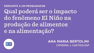 Qual poderá ser o impacto do fenômeno El Niño na produção de alimentos e na alimentação?