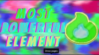What is The Most Powerful Element in Prodigy