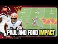 Commanders Offense GOT BETTER Chris Paul Jerome Ford SIGN Jeremiyah Love Brandon Coleman