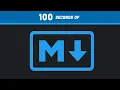 Markdown in 100 Seconds