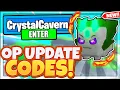 ALL NEW SECRET UPDATE 1 CODES In Roblox Mining Simulator 2 Codes