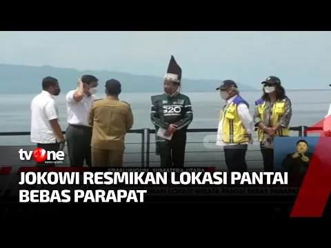 Presiden Jokowi Resmikan Lokasi Wisata Pantai Bebas Parapat