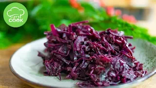 Blaukraut / Rotkohl verfeinert mit Äpfeln und Preiselbeeren , Rezept // Episode 0016. 