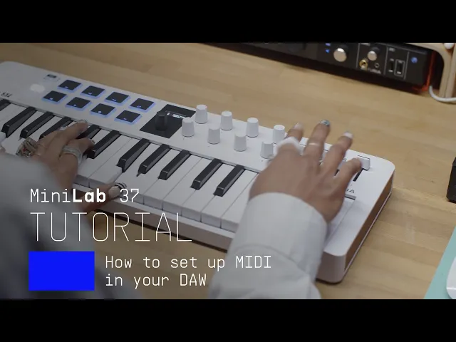 MiniLab 37 | How to setup MIDI in your DAW