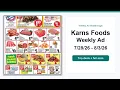 Karns Foods Weekly Ad 26 - 26 Top 10 Deals