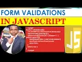 How To Validate Form Data Using Javascript in 20 minutes www learntechphilloh com