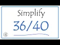 How to Simplify the Fraction