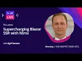 On NET Live Supercharging Blazor SSR with htmx