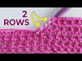 Fastest crochet mesh 2 rows at the same time
