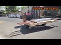 Forklift Delivery From Lowes - DIY Patio Makeover