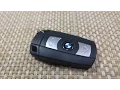 How to change replace smart key fob Battery BMW 1 3 5 7 series X5 FCC KR55WK49147
