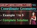 Class 10th Maths Chapter 7 Example 1 to 5 Coordinate Geometry NCERT