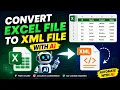 How to Convert Excel to XML with AI Free Easy Method