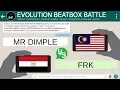 Download Lagu MR DIMPLE 🇲🇾 vs FRK 🇪🇬 | QUARTER FINALS | Evolution Beatbox Battle | Season 3