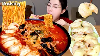 오늘은 방구석 중식당🔥 얼큰 순두부 고기짬뽕에 크림새우 먹방!! ㅣ짬뽕 먹방