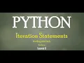 Tutorial 9 Loops in Python Programming Language Part 1