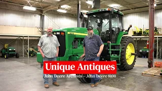 Unique Antiques John Deere s Rare 8100 Two-Wheel Drive Tractor