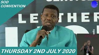 pastor e a adeboye prayer rccg sod convention 2020