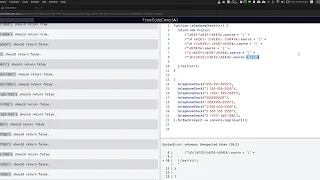 freeCodeCamp Telephone Number Validator