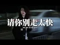Download Lagu 潘成（皮卡潘）/汪六六 - 請你別走太快『My heart move move 跳太快，腦海who who 已空白，你一步步走過來，心都被你收買。』【動態歌詞MV】