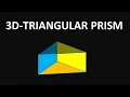 How to Count Faces Edges and Vertices of Triangular Prism