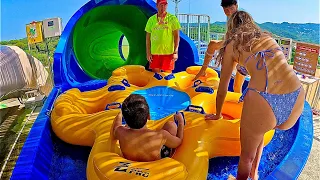 Tornado King Water Slide 🌪💥 | Lloret de Mar 🇪🇸