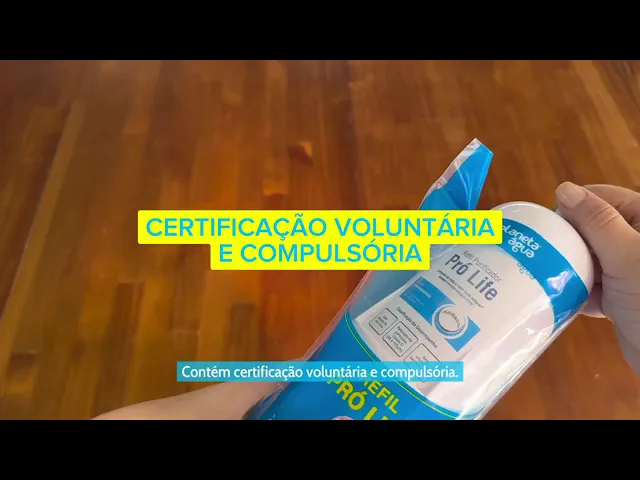 Vídeo do produto - Filtro Refil Bebedouro Pro Life Soft Especial Planeta Água 1013A