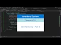 INVs18 - Inventory System