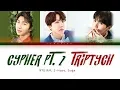 Download Lagu BTS RM, J-Hope, Suga - BTS Cypher PT. 2 : Triptych [Color Coded Lyrics/Han/Rom/Eng/가사]